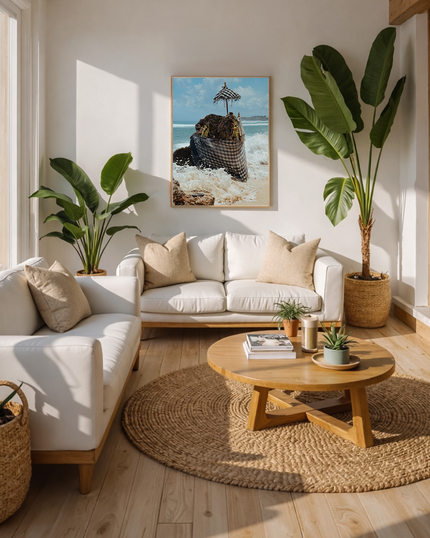 Photo Art Print - The Bali Beach Temple