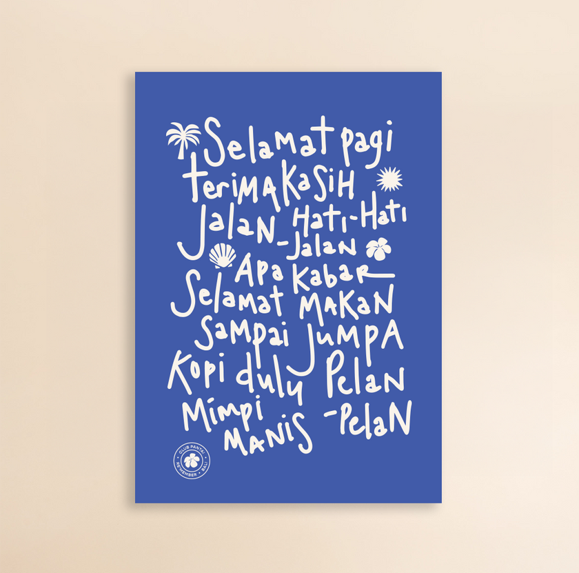 Poster Bali Vocabulary A1