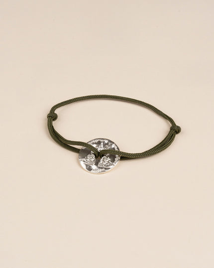 Bali Sacred Coin Bracelet - Silver