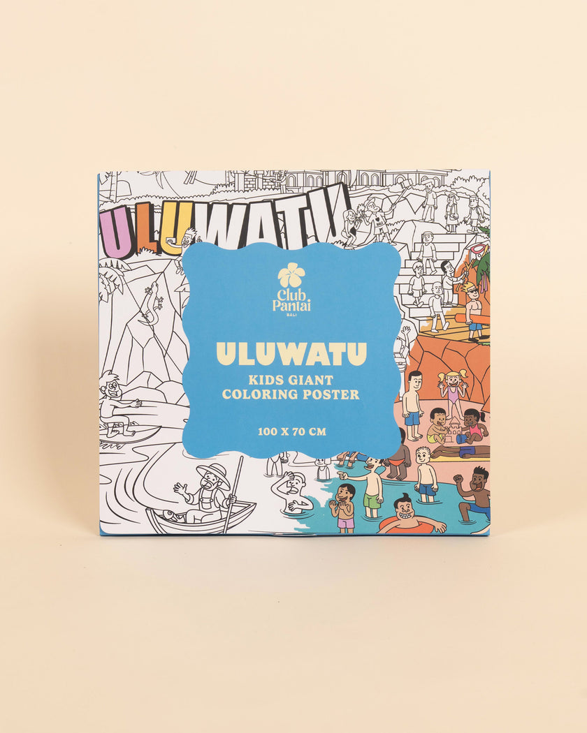Kids Giant Coloring Poster - Uluwatu Edition