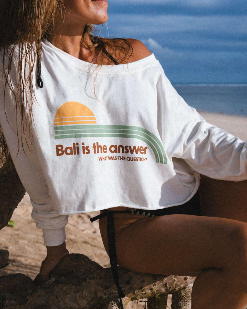 Crop Top - Bali is the answer
