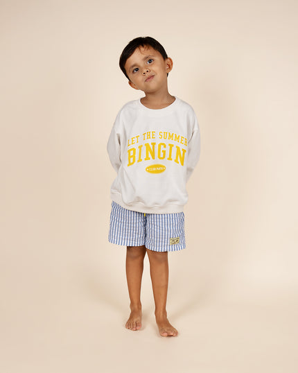 Let The Summer Bingin Kids Sweatshirt