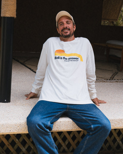 T-shirt long sleeve - Bali is the answer