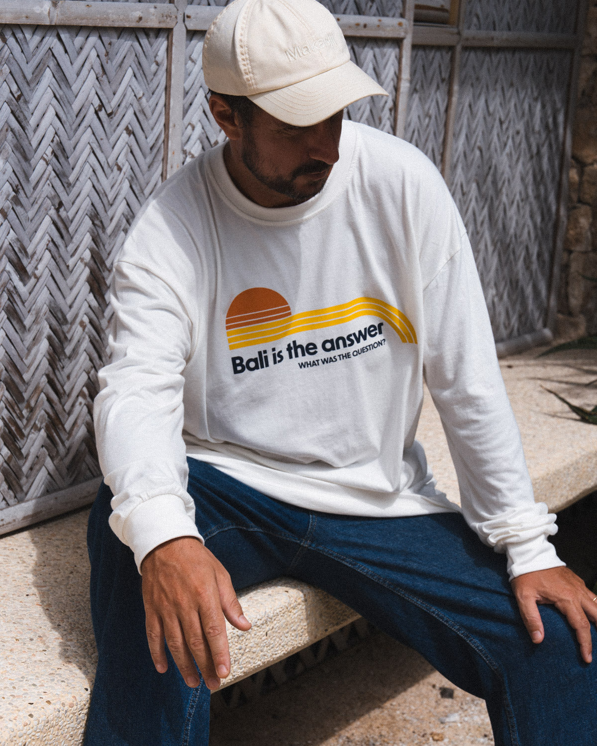 T-shirt long sleeve - Bali is the answer