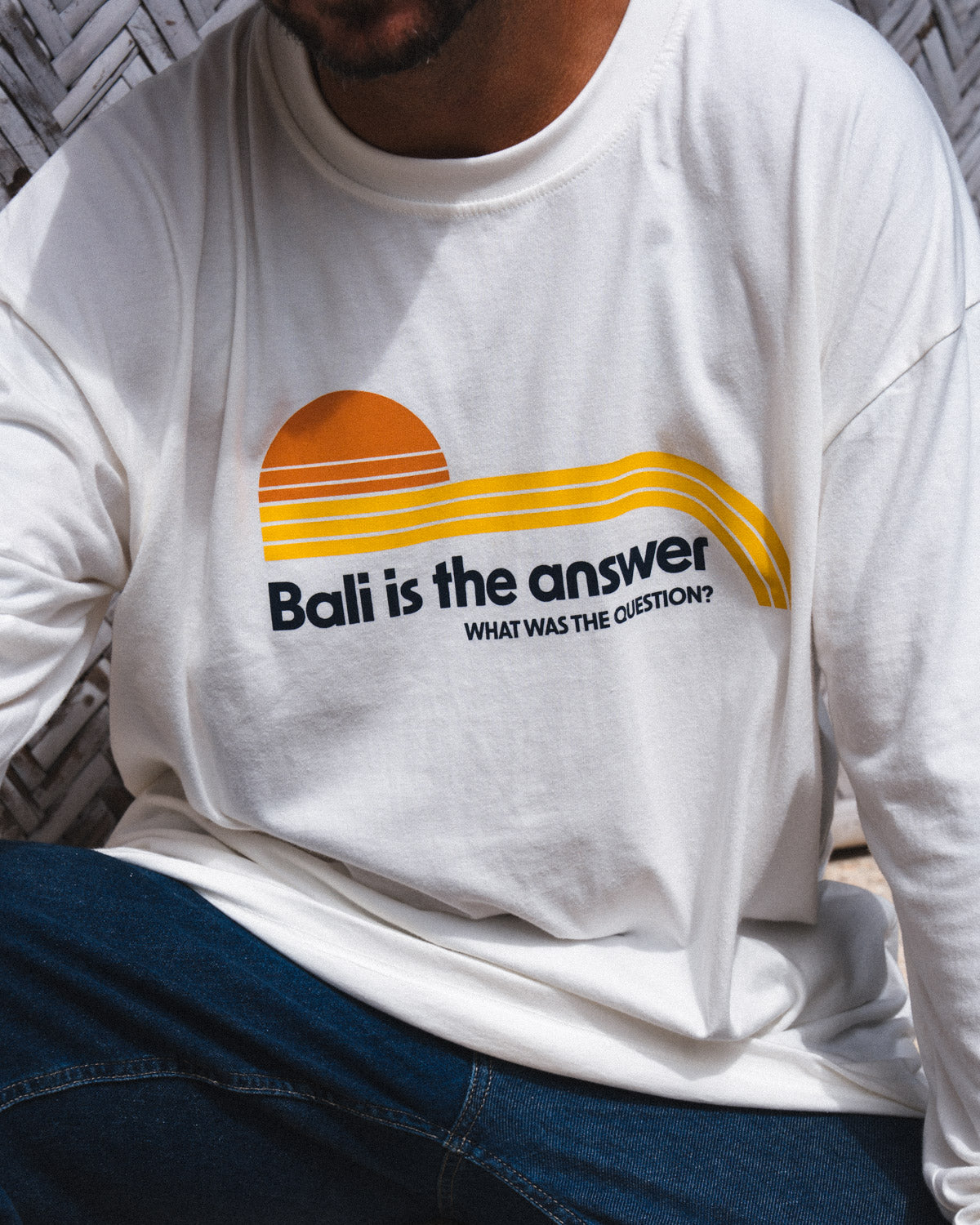 T-shirt long sleeve - Bali is the answer