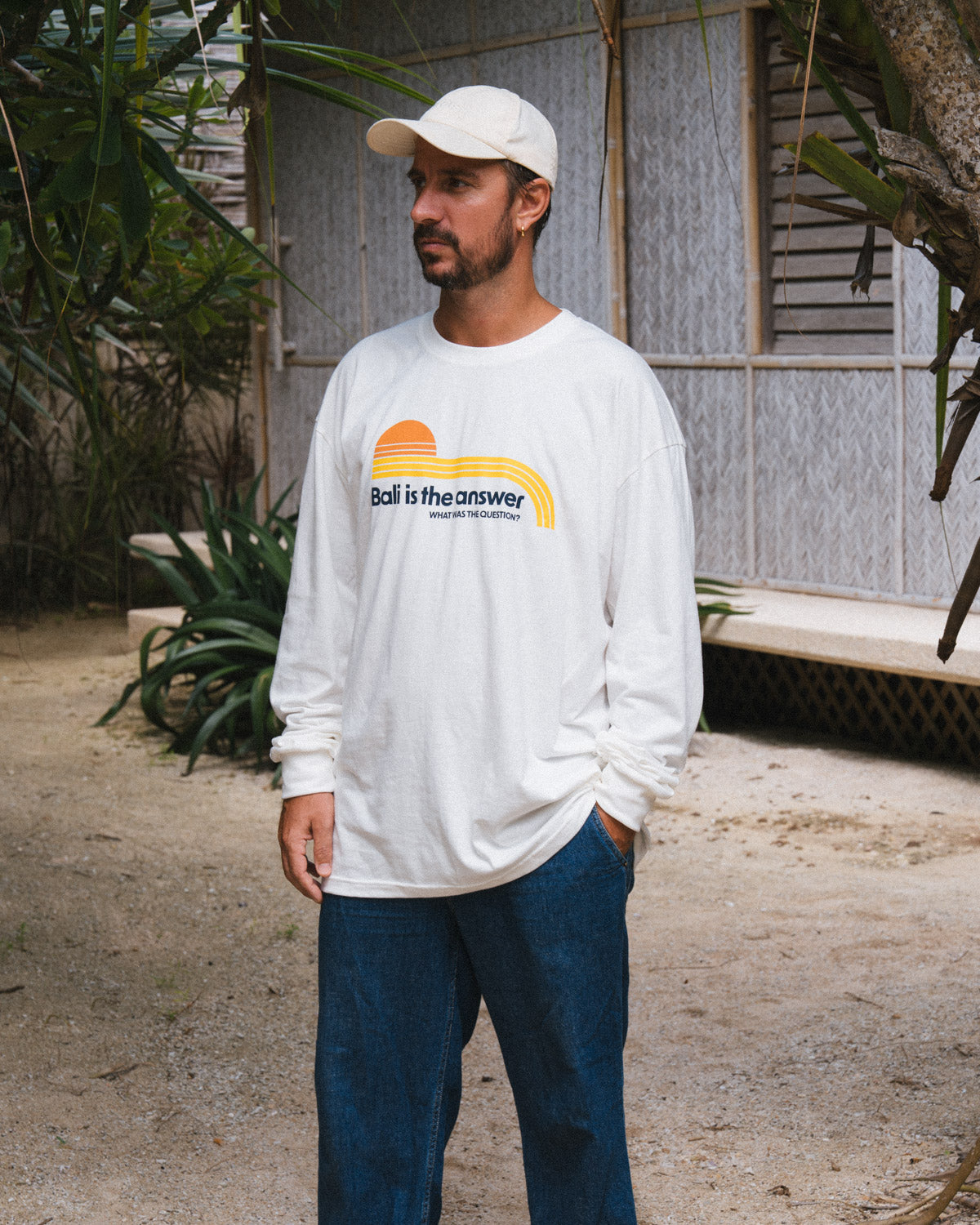T-shirt long sleeve - Bali is the answer