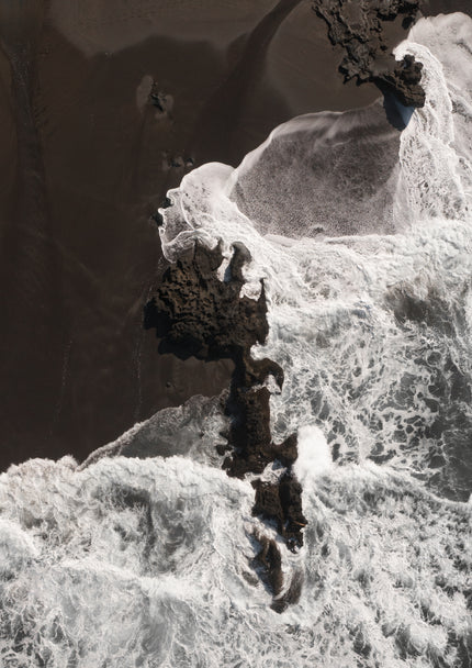 Photo Art Print - Bali Black Tide
