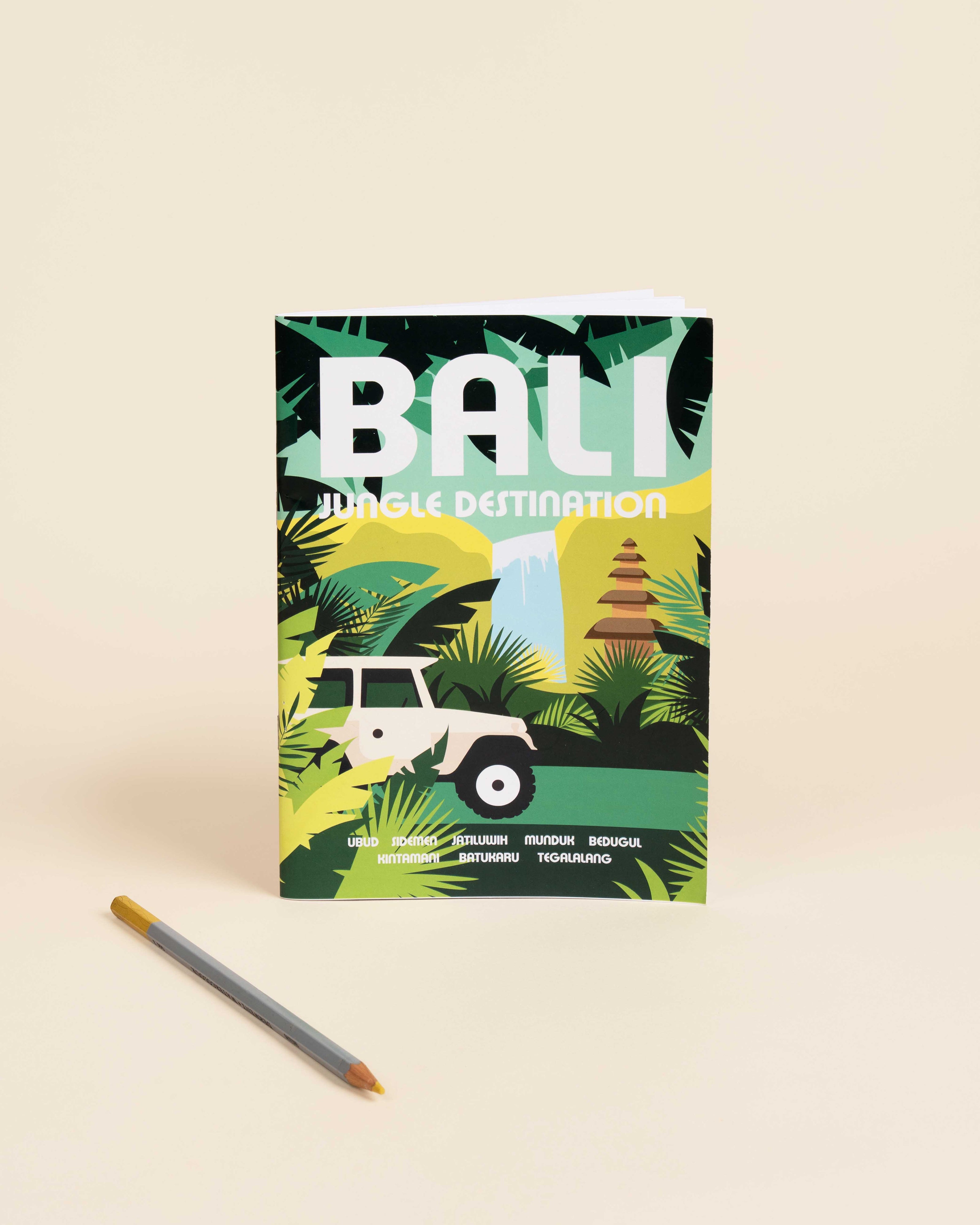Bali Destination Illustrated Notebook