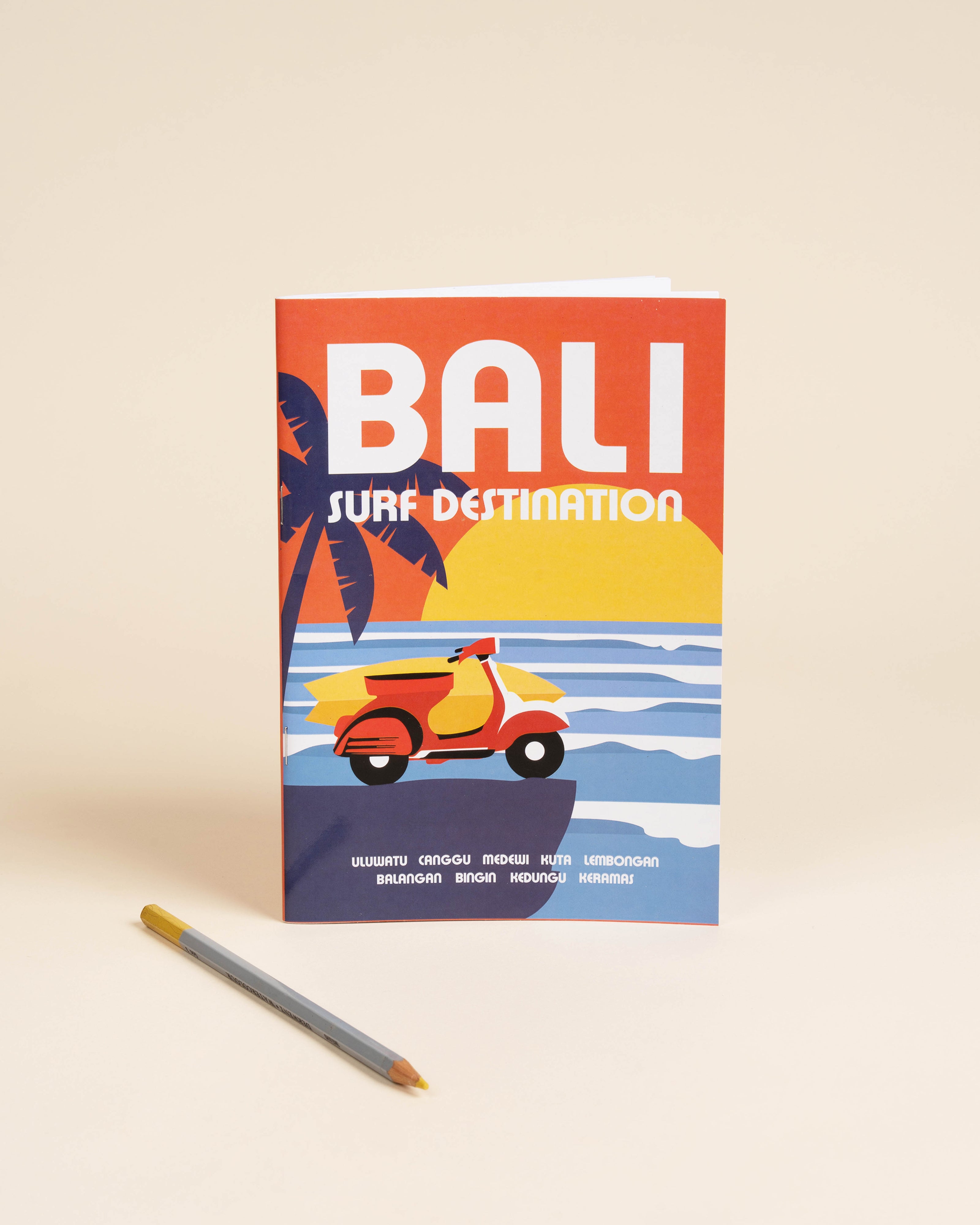 Bali Destination Illustrated Notebook