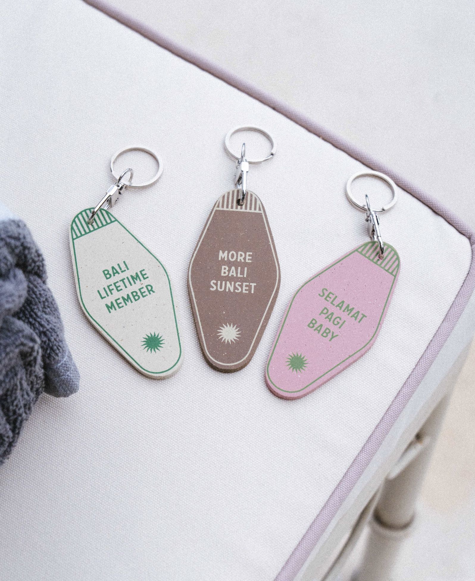 Keychain - Recycled Beach Soles
